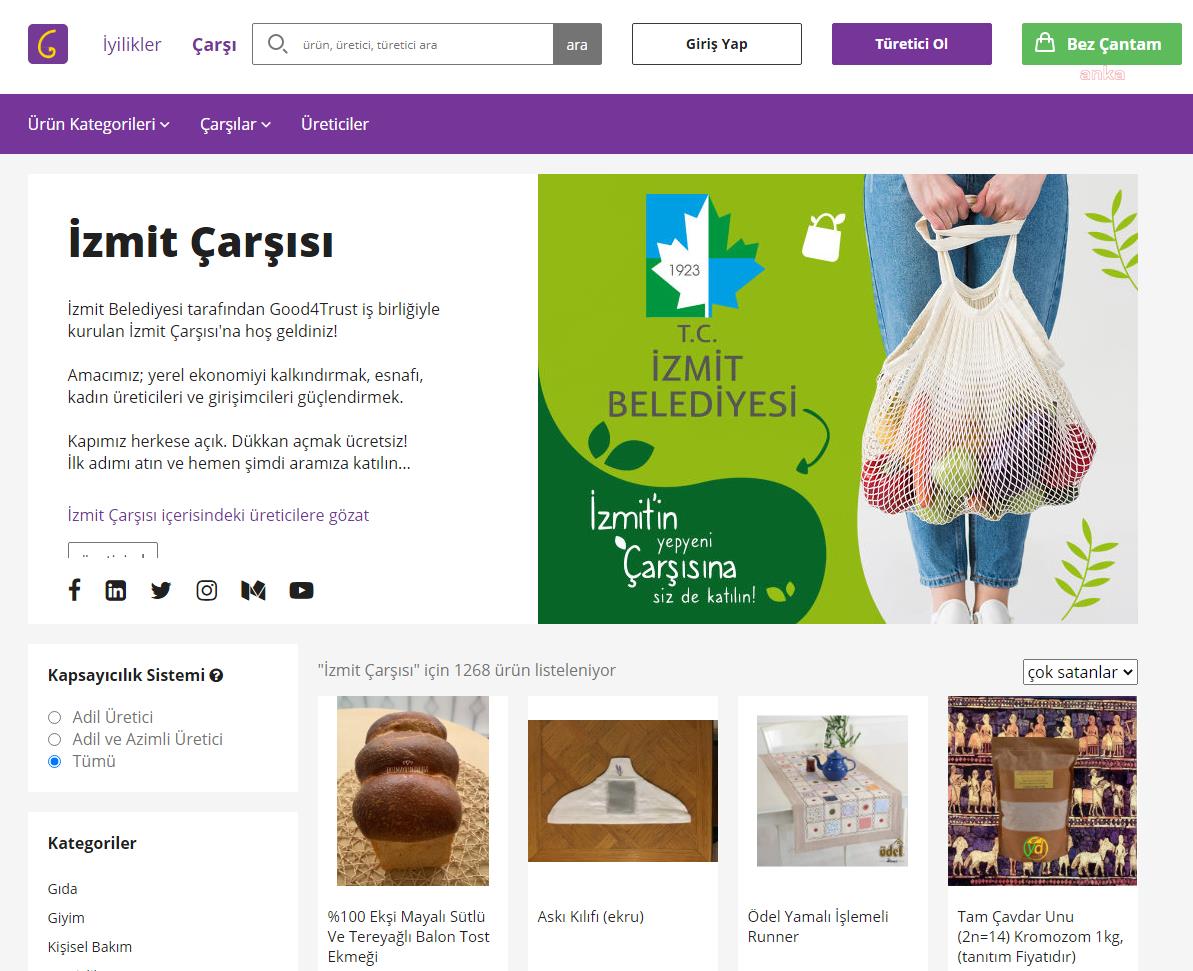 İZMİT ÇARŞISI’NDA 3 AYDA 100 ÜRETİCİ