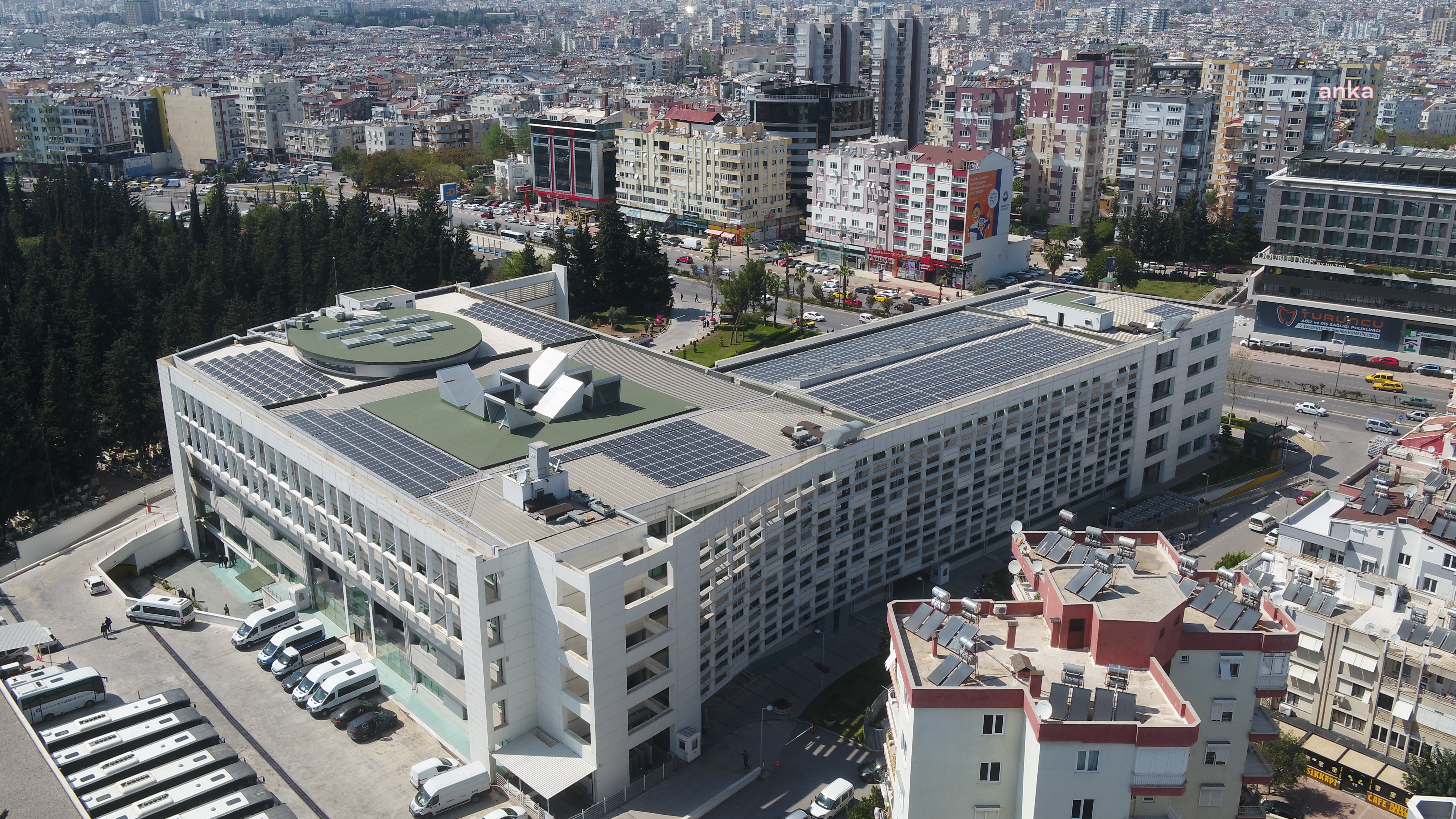 ANTALYA BÜYÜKŞEHİR BELEDİYESİ ÇATISINDA ELEKTRİK ÜRETECEK
