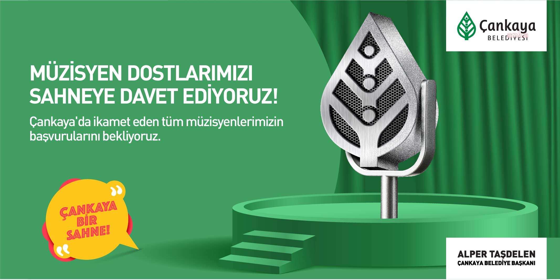 ÇANKAYA BELEDİYESİ'NDEN MÜZİK EMEKÇİLERİNE DESTEK