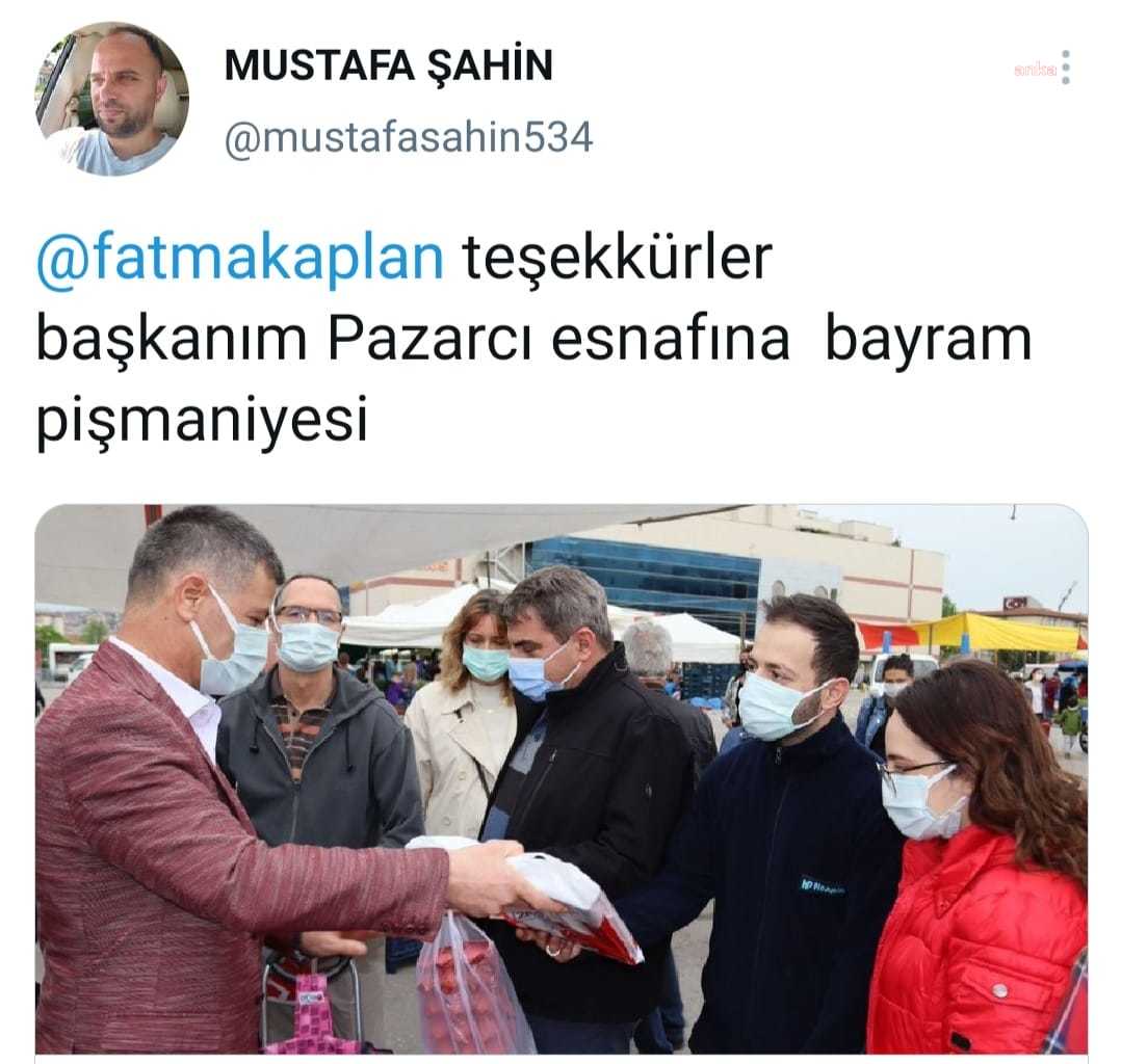PİŞMANİYE ÜRETİCİLERİNDEN İZMİT BELEDİYESİ'NE TEŞEKKÜR