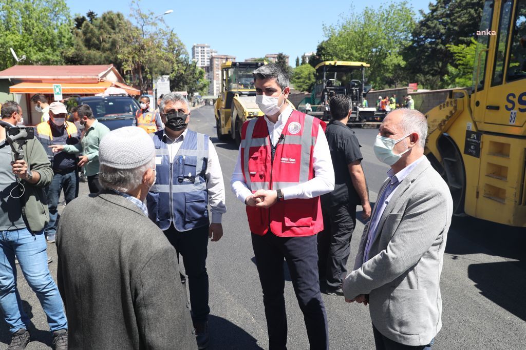 KARTAL BELEDİYESİ, SOĞANLIK'TA ASFALT ÇALIŞMALARINA BAŞLADI