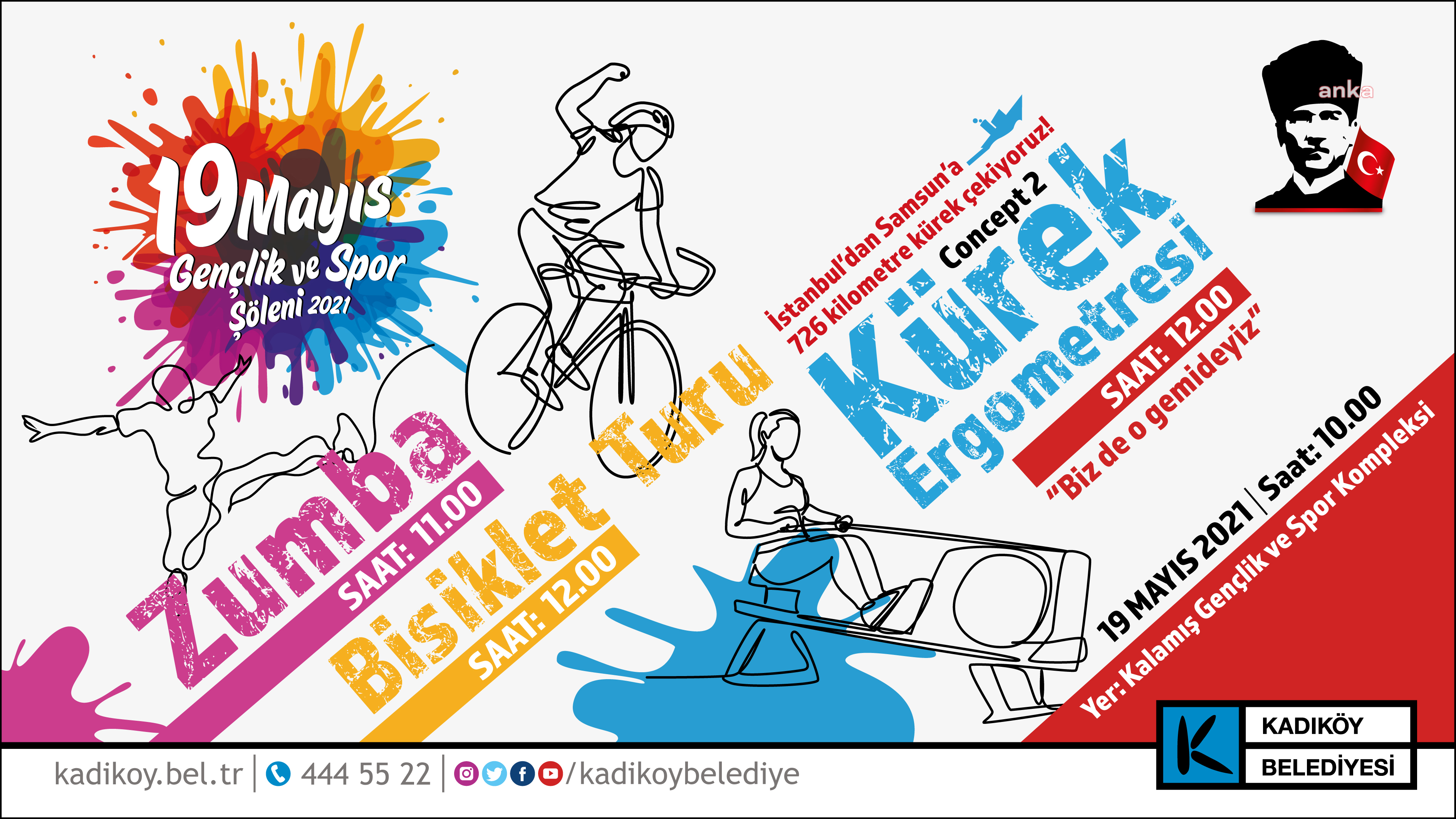 KADIKÖY 19 MAYIS KUTLAMALARINA HAZIR