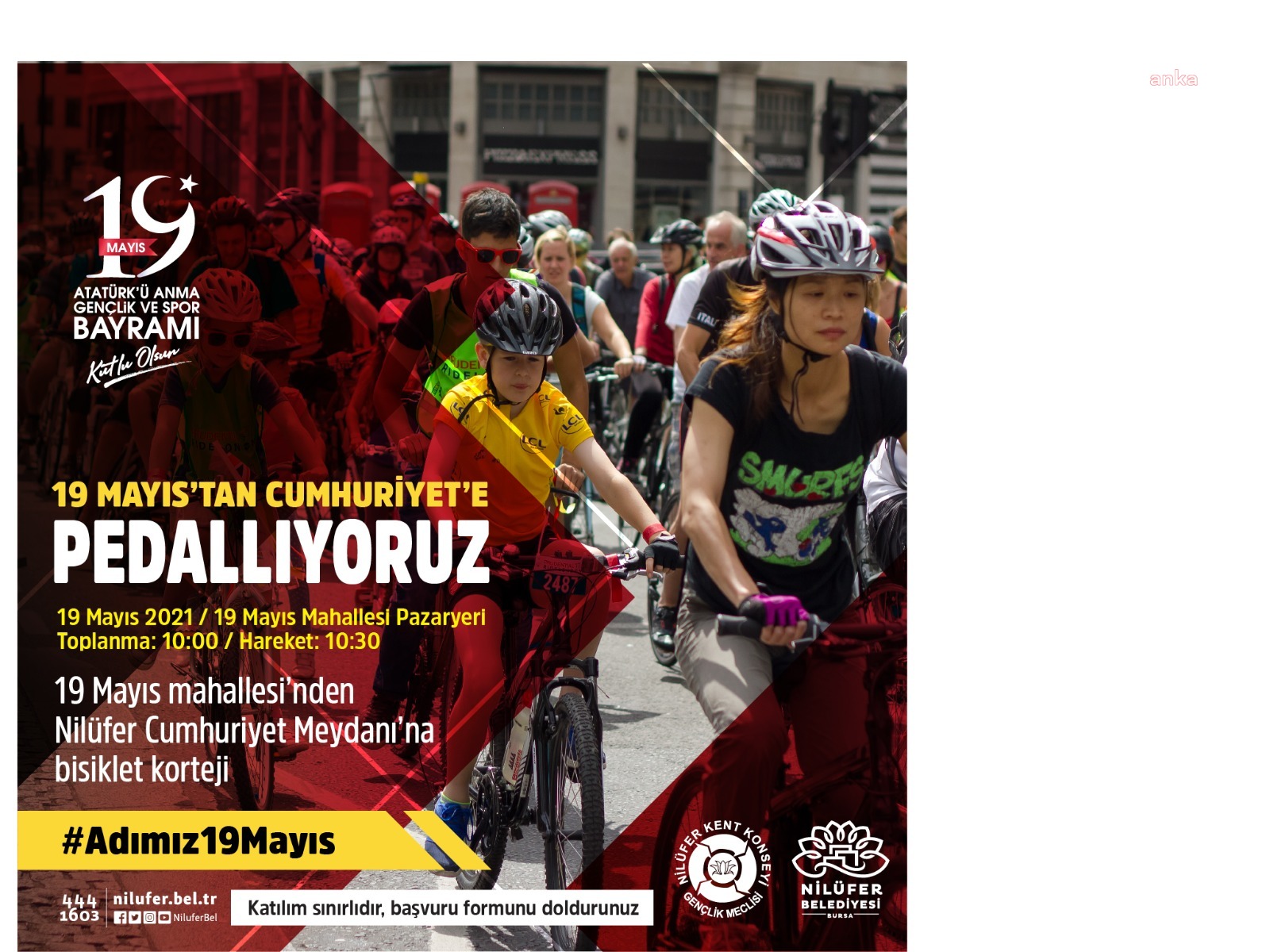 NİLÜFER 19 MAYIS'A HAZIR