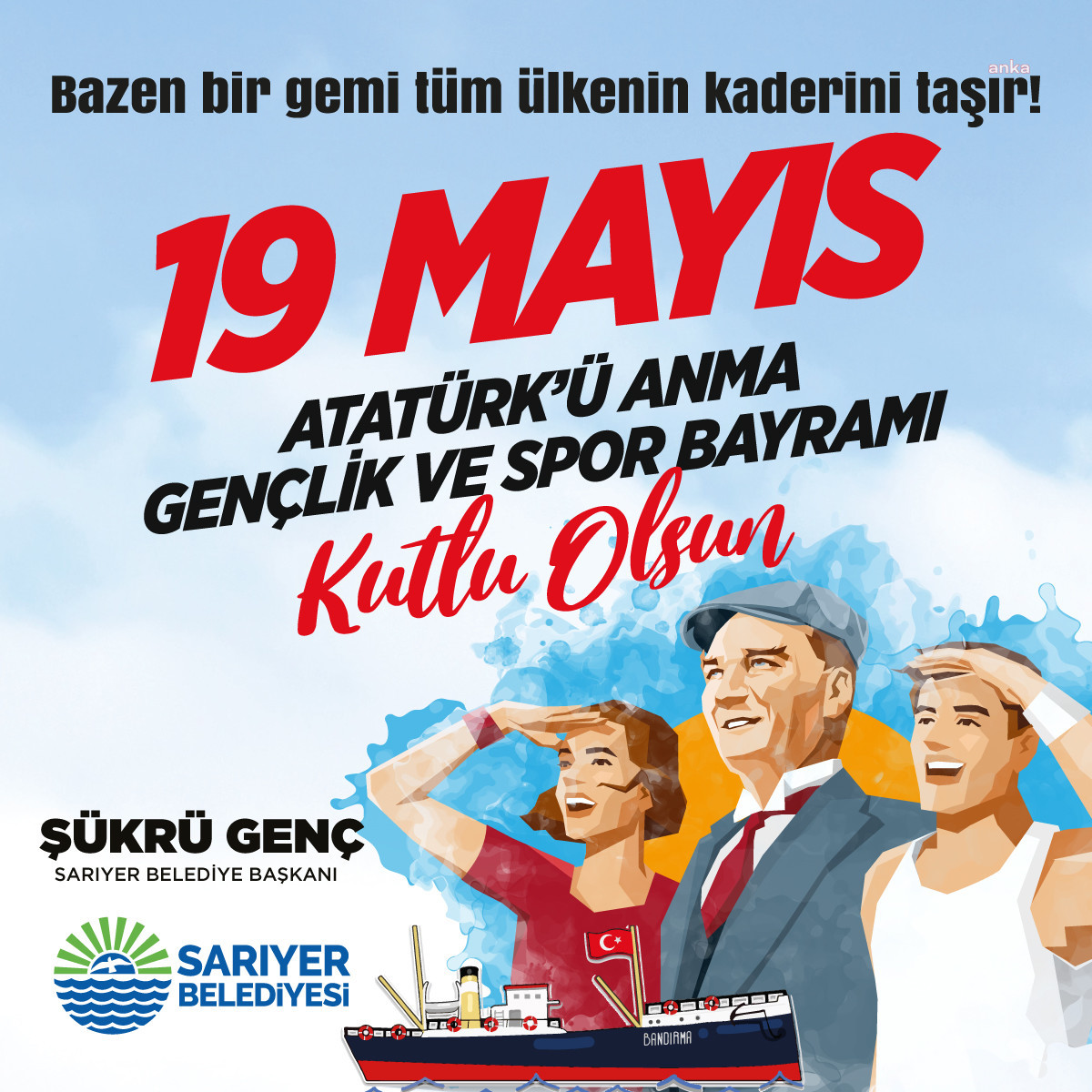 SARIYER BELEDİYE BAŞKANI GENÇ: "İSTİKLAL YOLUNDAN DÖNMEK YOK"