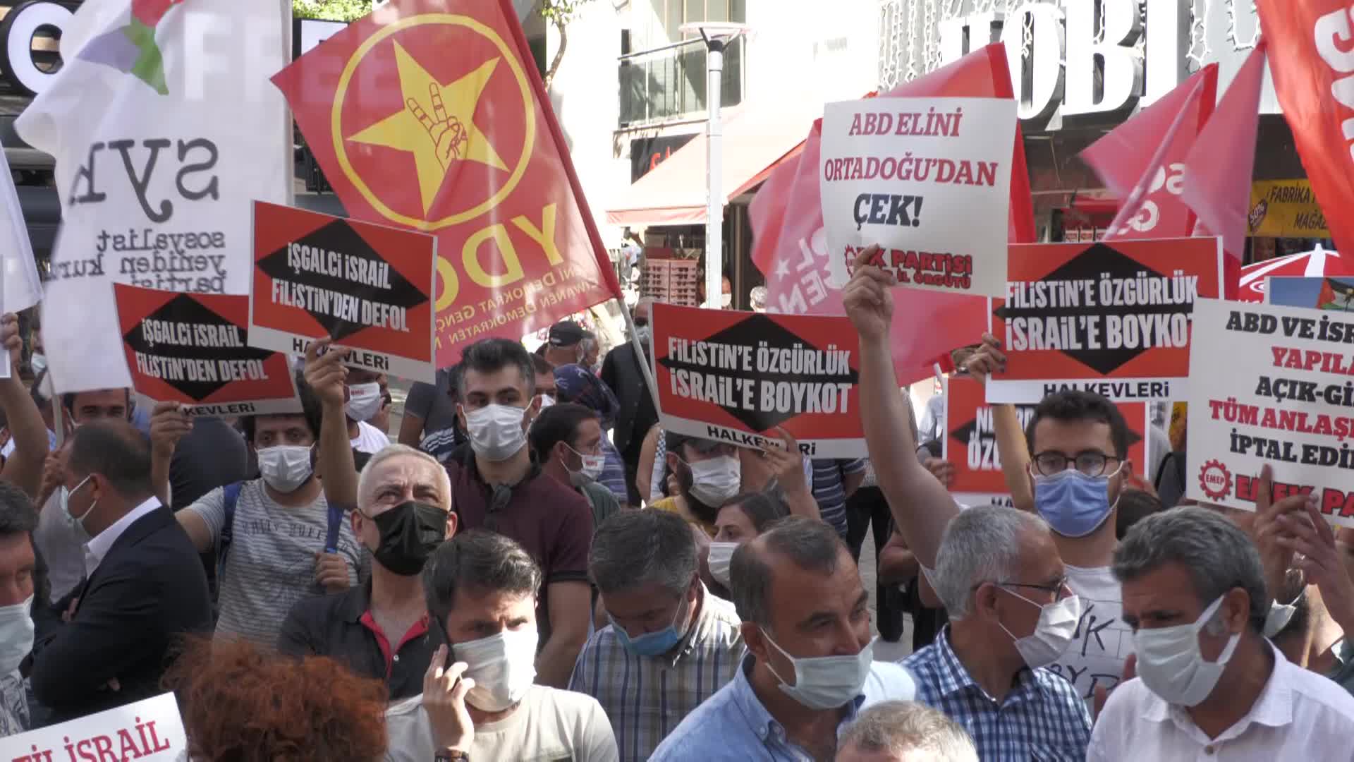 İZMİR'DEN "İSRAİL'İ BOYKOT EDİN" ÇAĞRISI