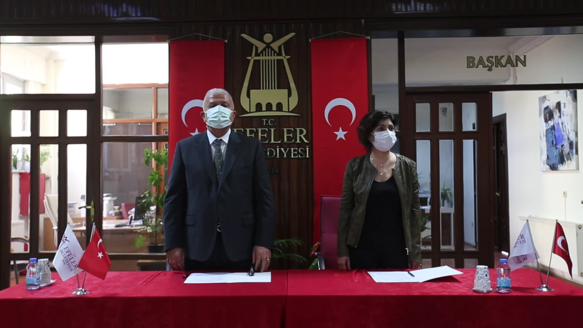EFELER BELEDİYESİ PANDEMİ DÖNEMİNDE HAYATINI KAYBEDEN SAĞLIK ÇALIŞANLARININ ANISINI YAŞATACAK