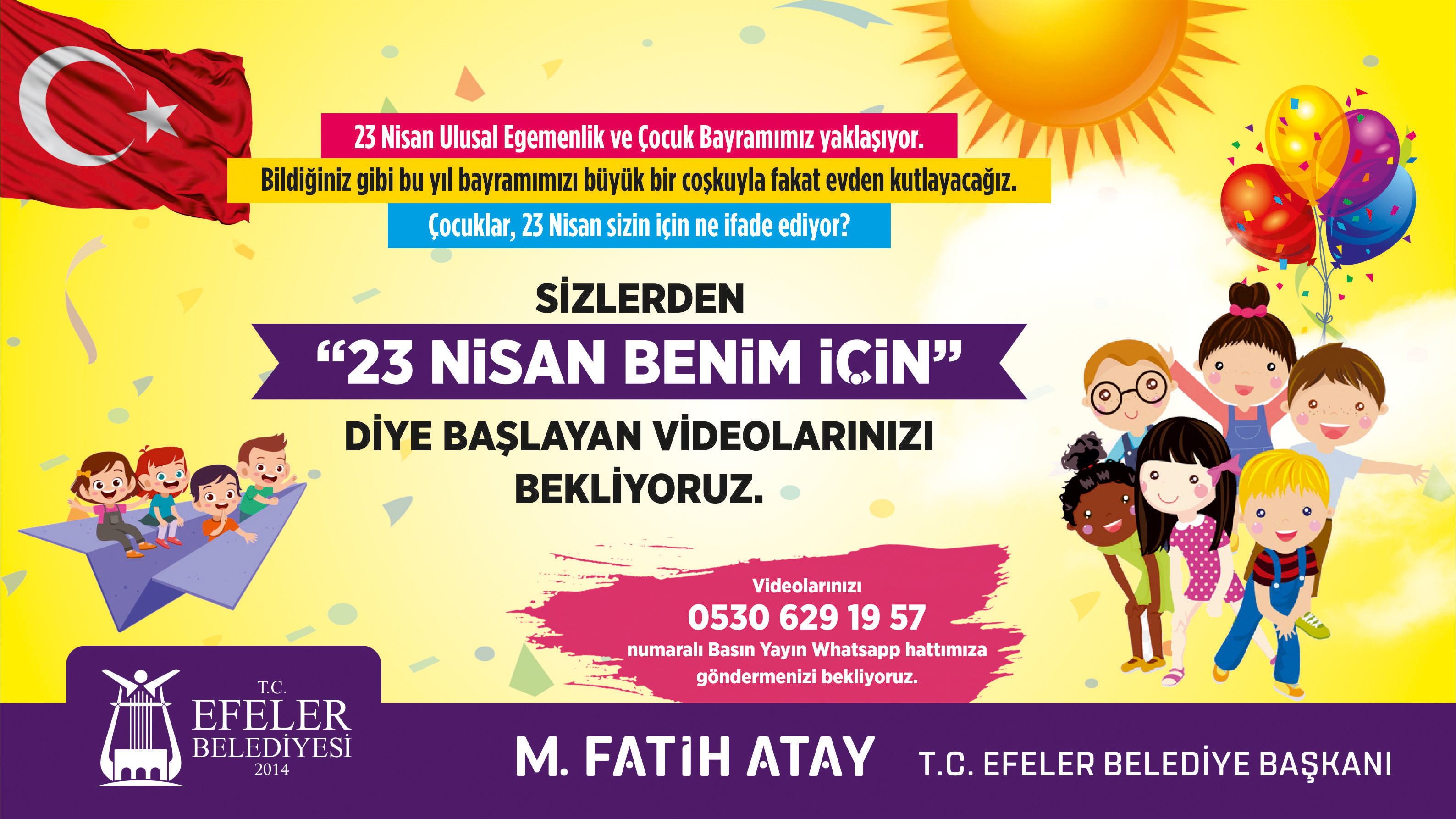 DIŞARI ÇIKAMAYAN ÇOCUKLAR EFELER TV EKRANLARINA ÇIKACAK