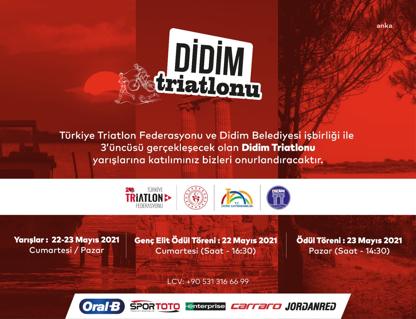 DİDİM’DE TRİATLON HEYECANI