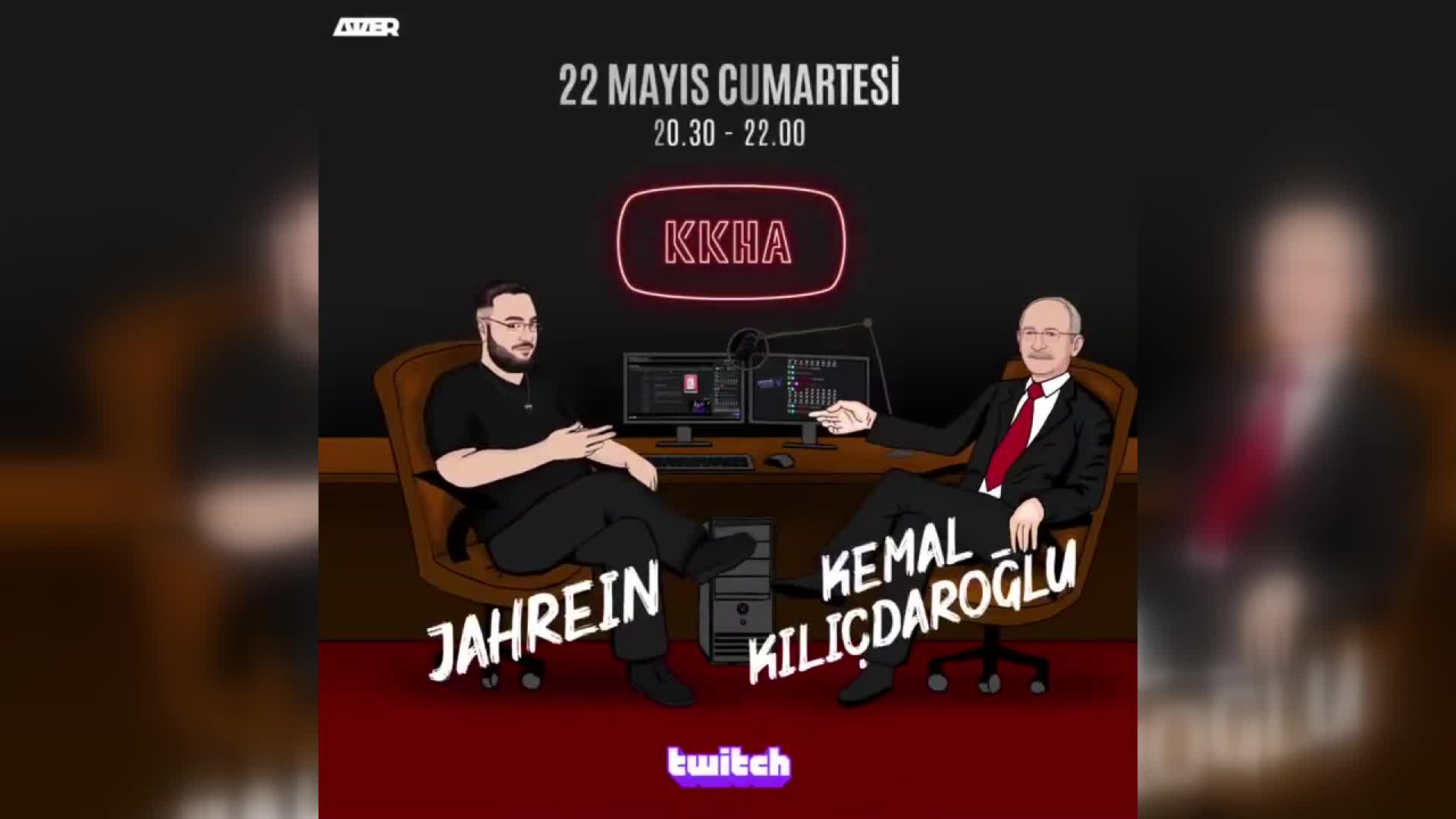 CHP LİDERİ KILIÇDAROĞLU, TWİTCH YAYININDA JAHREİN İLE BİR ARAYA GELECEK