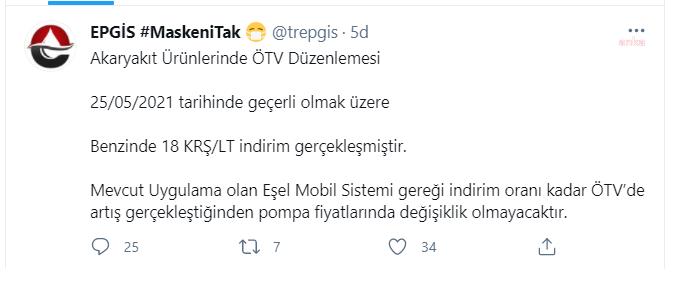 BENZİNE ÜÇ HAFTADA ÜÇÜNCÜ ZAM: ARTIŞ BU KEZ POMPAYA YANSIMAYACAK
