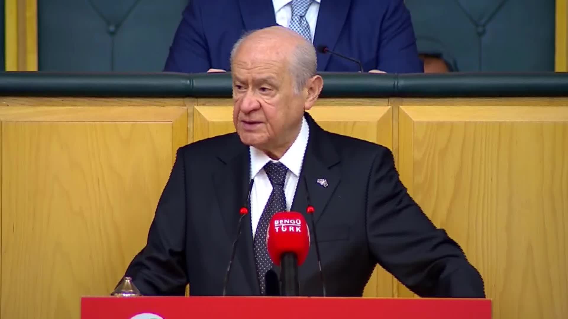 BAHÇELİ: HERKESİ UYARIYORUM, ENERJİSİNİ TÜRKİYE DÜŞMANLIĞINDAN ALAN BİR TEZGAH KURULMUŞTUR