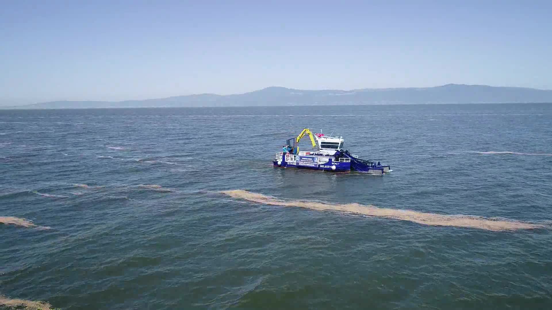MUDANYA’DA DENİZ SALYASI TEMİZLEME ÇALIŞMALARI BAŞLADI