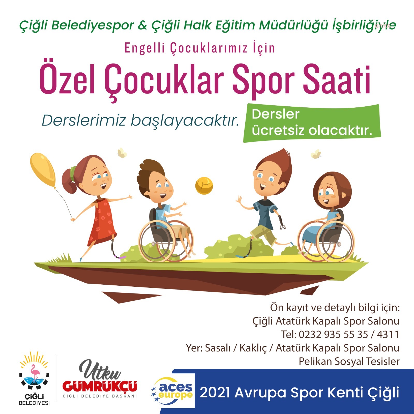 ÇİĞLİ, YAZA SPORLA "MERHABA" DİYECEK