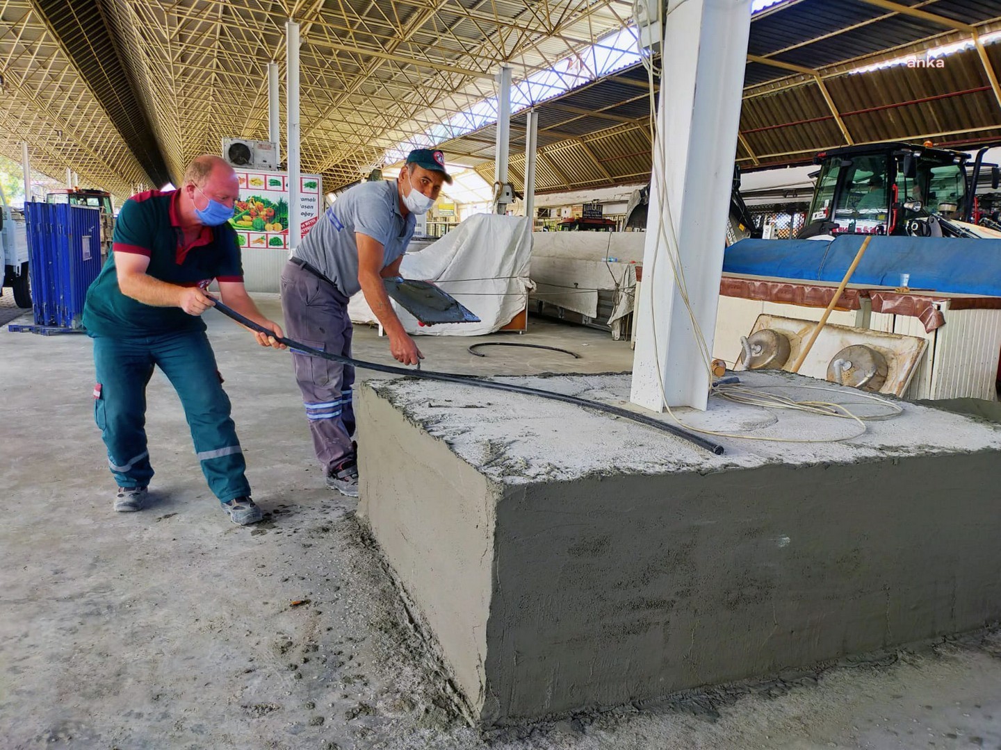 MENTEŞE BELEDİYESİ PAZAR YERİ ALT YAPI YENİLEME ÇALIŞMASINI TAMAMLADI