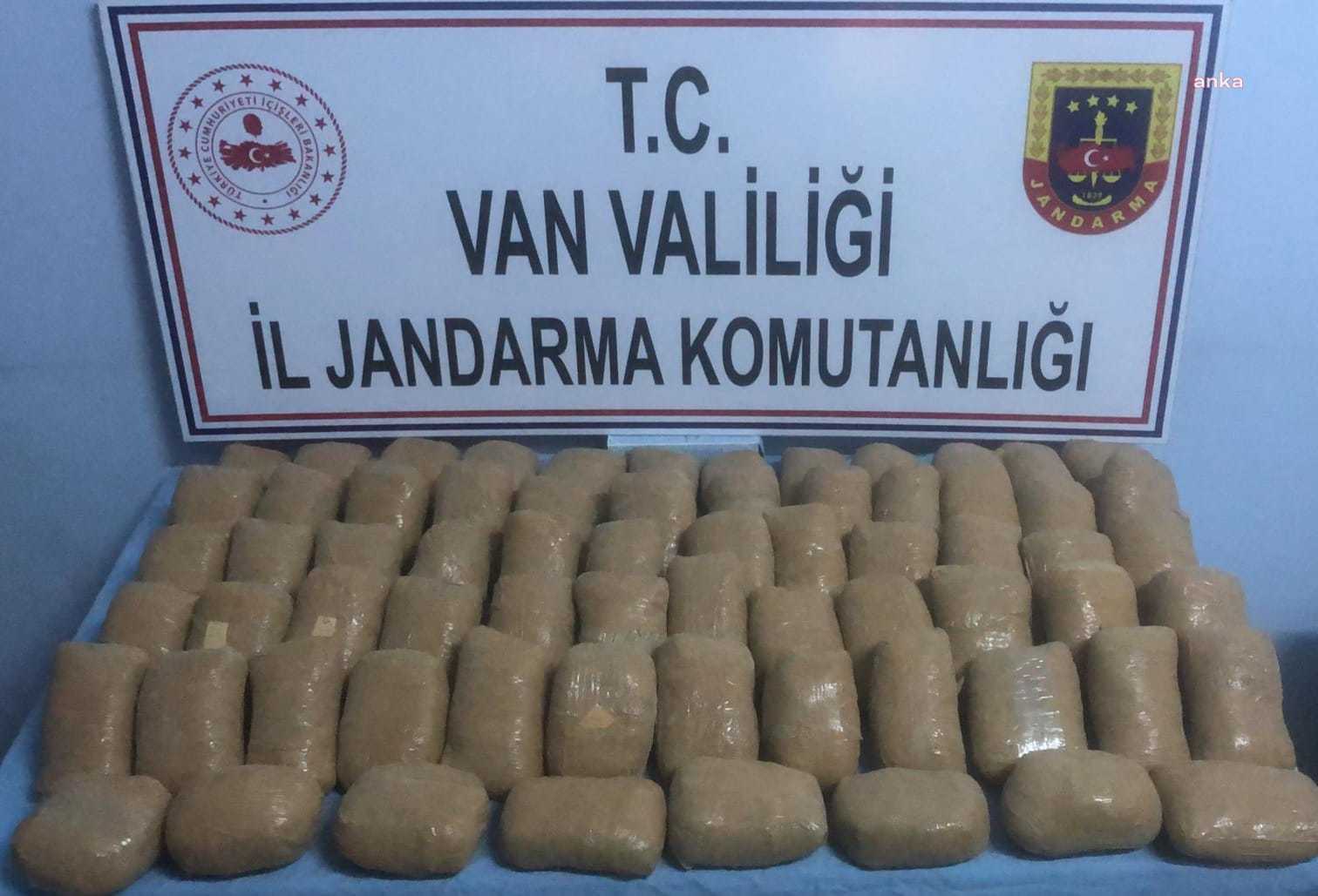 VAN’DA 66 KİLO EROİN YAKALANDI