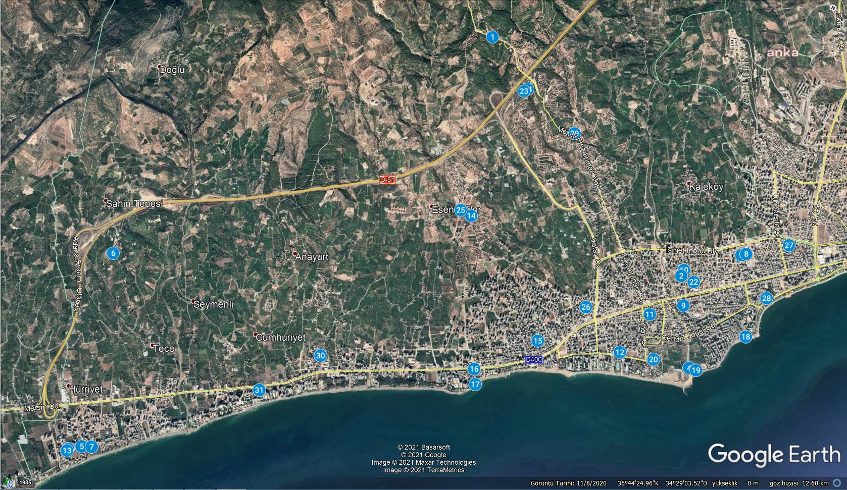 MEZİTLİ BELEDİYESİ DEPREM TOPLANMA ALANLARINI BELİRLEDİ