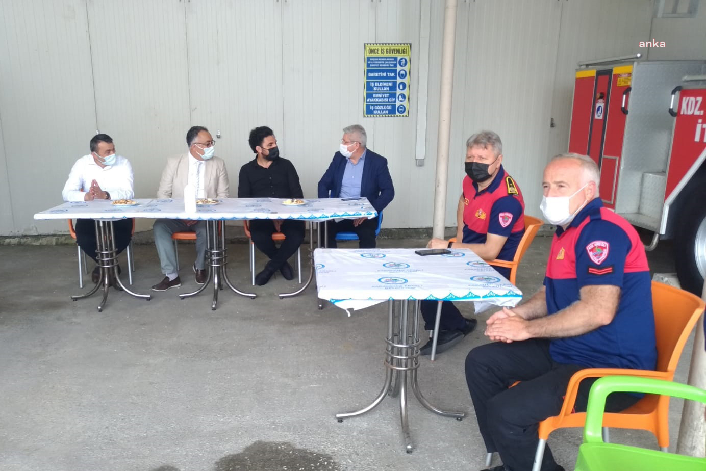 İTFAİYE’YE TEŞEKKÜR İÇİN EREĞLİ’YE GELDİ