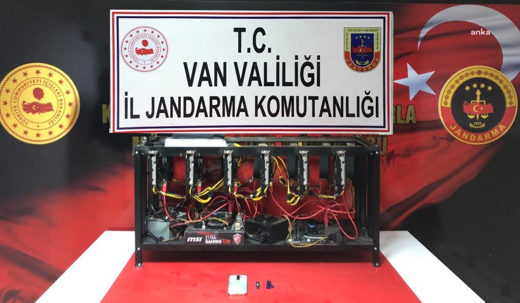VAN’DA KRİPTO PARA MAKİNESİ ELE GEÇİRİLDİ