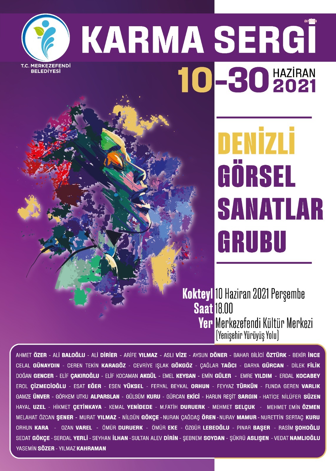 MERKEZEFENDİ BELEDİYESİ’NDEN KARMA SERGİ