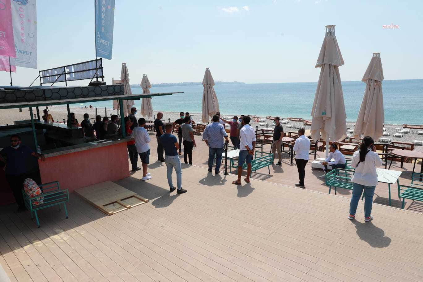 ANTALYA BÜYÜKŞEHİR’DEN KONYAALTI SAHİLİ'NDE DENETİM