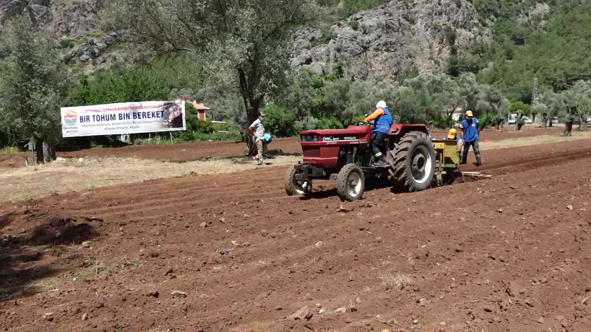 MARMARİS BELEDİYE BAŞKANI OKTAY: "ATA TOPRAKLARIMIZI SATMAYIP ÜRETİM YAPACAĞIZ"
