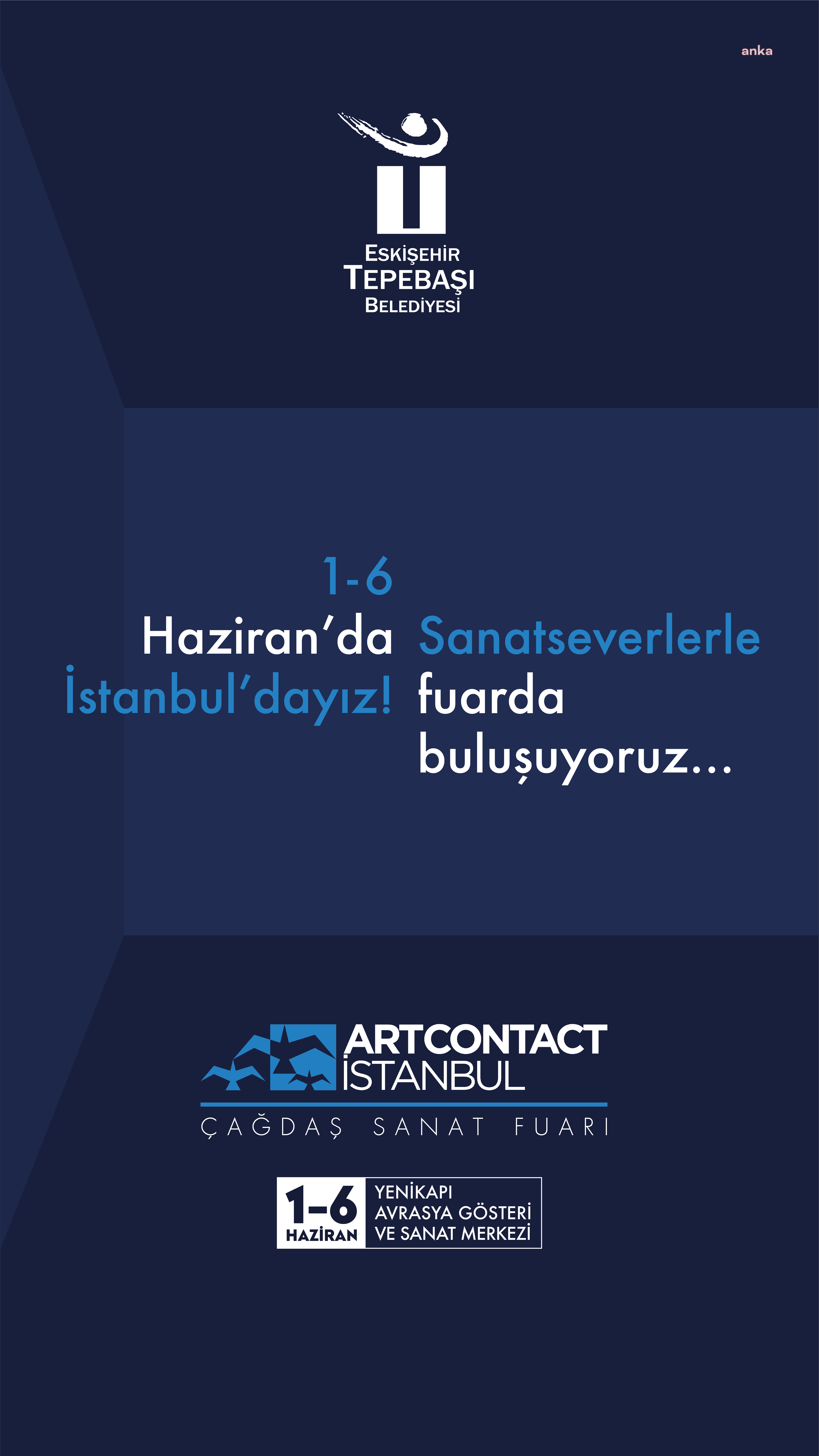ESKİŞEHİR TEPEBAŞI BELEDİYESİ'NİN SANAT ESERLERİ ARTCONTACT İSTANBUL'DA SERGİLENECEK
