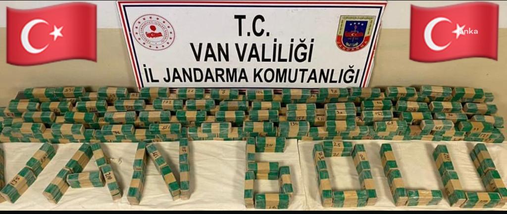 VAN’DA 62 KİLO EROİN ELE GEÇİRİLDİ
