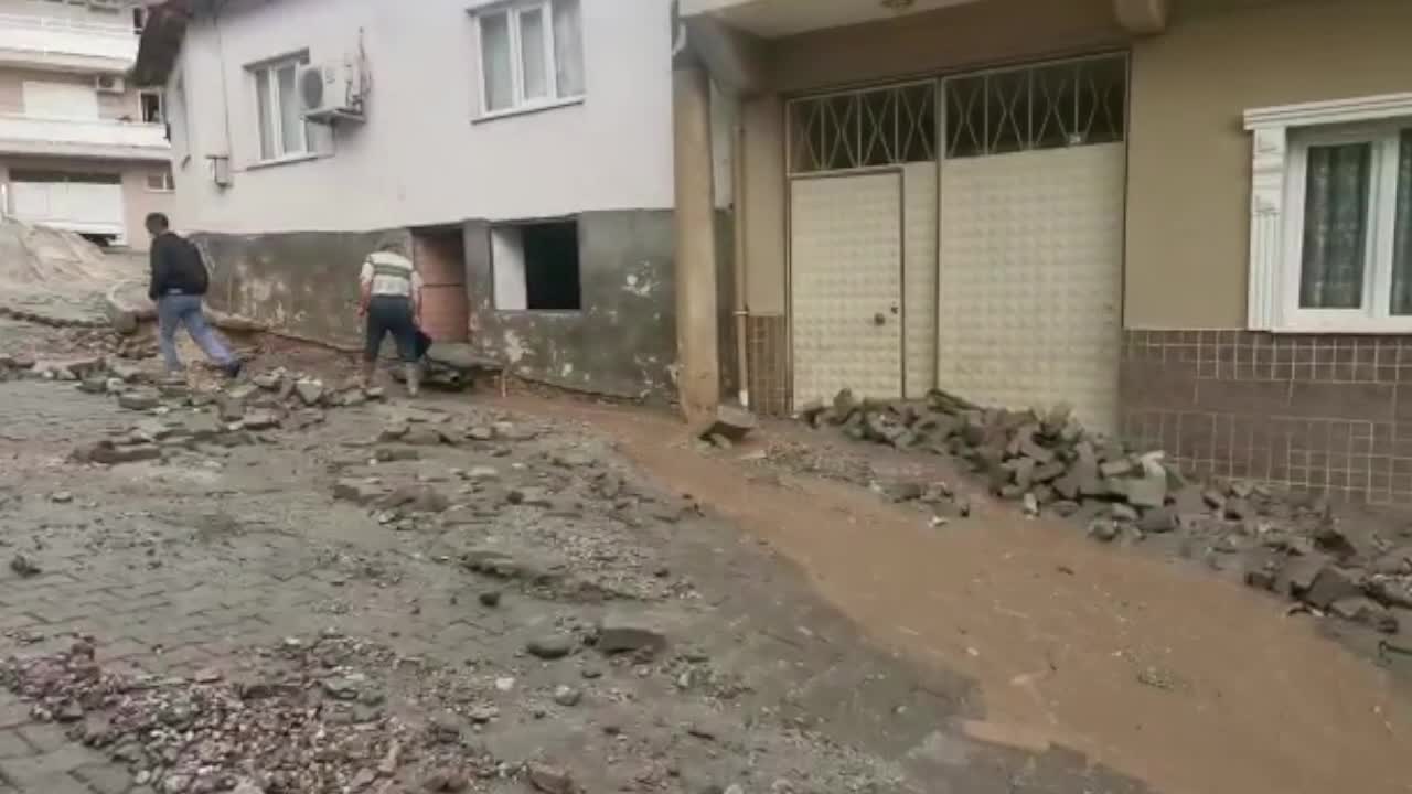 SARUHANLI İLÇESİNİN BÜYÜKBELEN MAHALLESİ, BİR YILDA 4'NCÜ KEZ SEL AFETİ YAŞADI