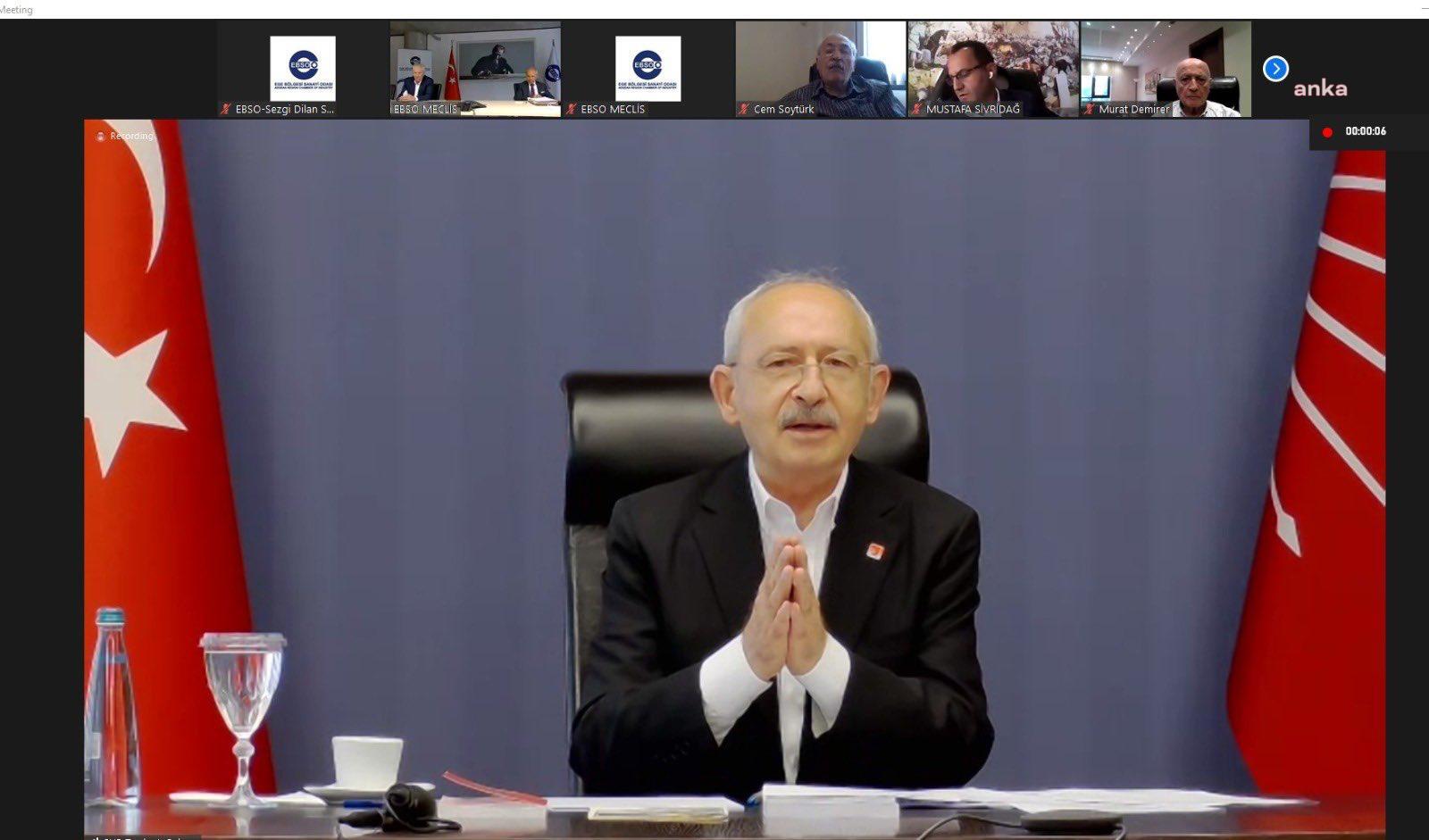 KILIÇDAROĞLU EGELİ SANAYİCİYİ İLE BULUŞTU: "ALINTERİNİZ İÇİN HEPİNİZE TEŞEKKÜR EDİYORUM"