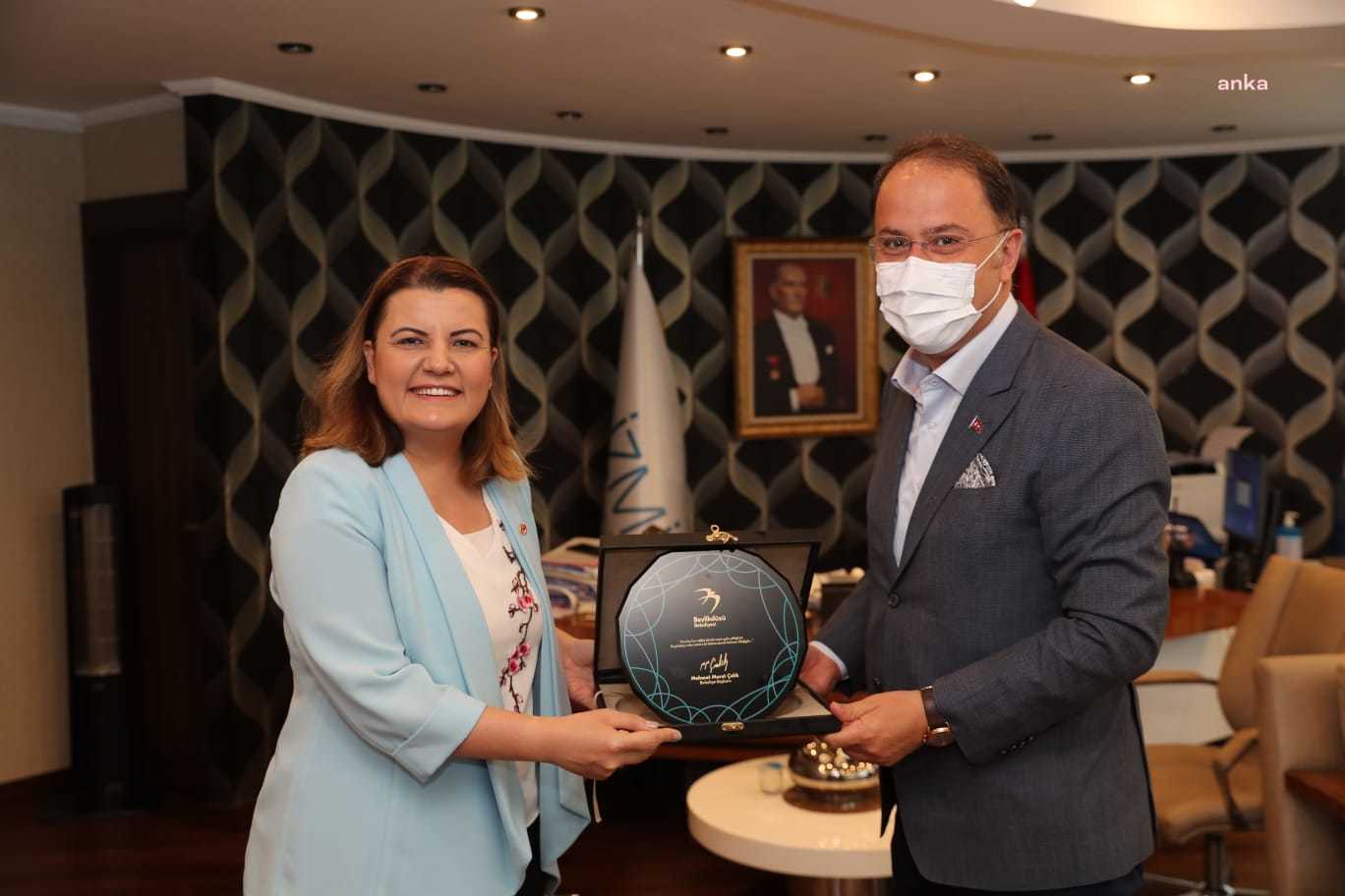 BEYLİKDÜZÜ BELEDİYE BAŞKANI ÇALIK'TAN İZMİT BELEDİYE BAŞKANI HÜRRİYET’E ZİYARET