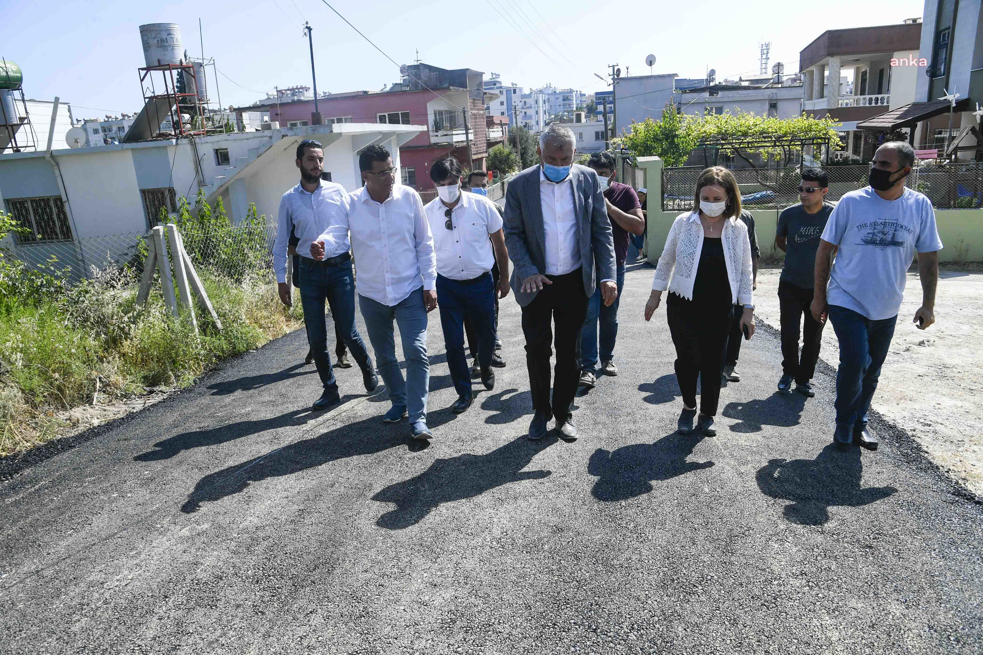 ADANA BÜYÜKŞEHİR BELEDİYE BAŞKANI ZEYDAN KARALAR KARATAŞ İLÇESİNDE DEVAM EDEN ALT VE ÜST YAPI ÇALIŞMALARINI DENETLEDİ