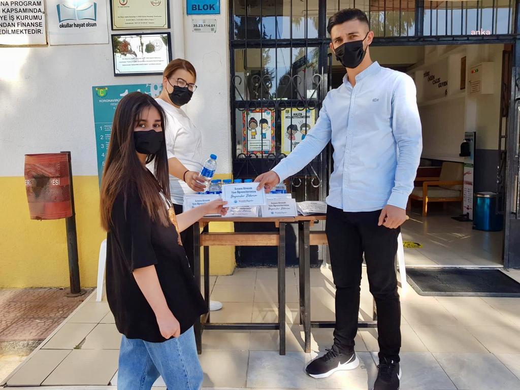 İZMİR MENDERES'TE LGS ÖĞRENCİLERİ UNUTULMADI