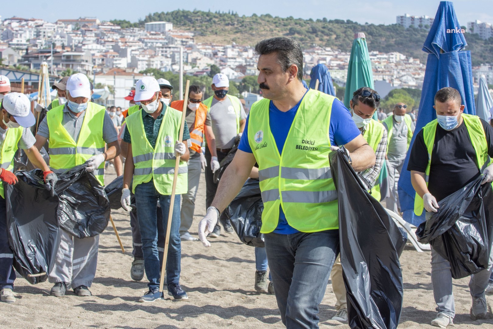 DİKİLİ BELEDİYE BAŞKANI ADİL KIRGÖZ'DEN HAFTA SONU MESAİSİ