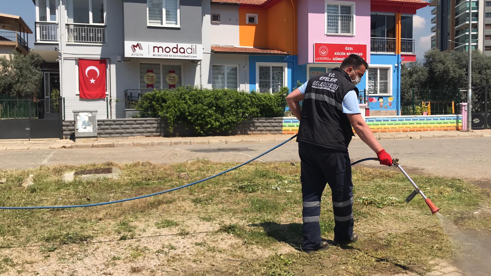 EFELER'DE SOKAĞA ÇIKMA YASAĞINDA “BAHAR TEMİZLİĞİ”