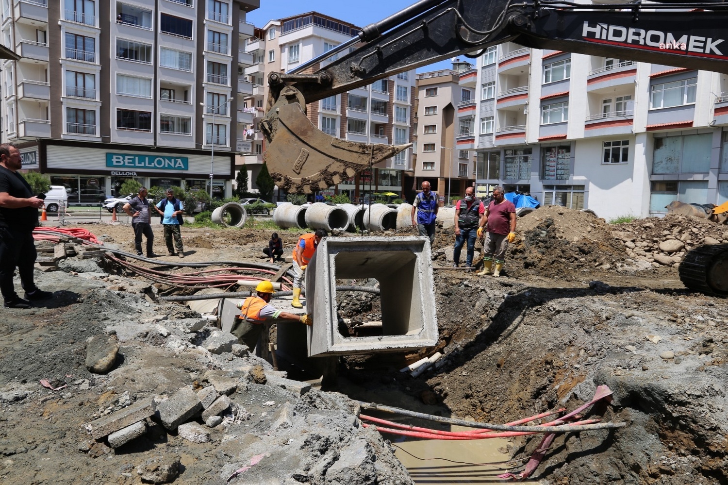 ARHAVİ BELEDİYESİ, ALTYAPI ÇALIŞMALARINA HIZ KATTI