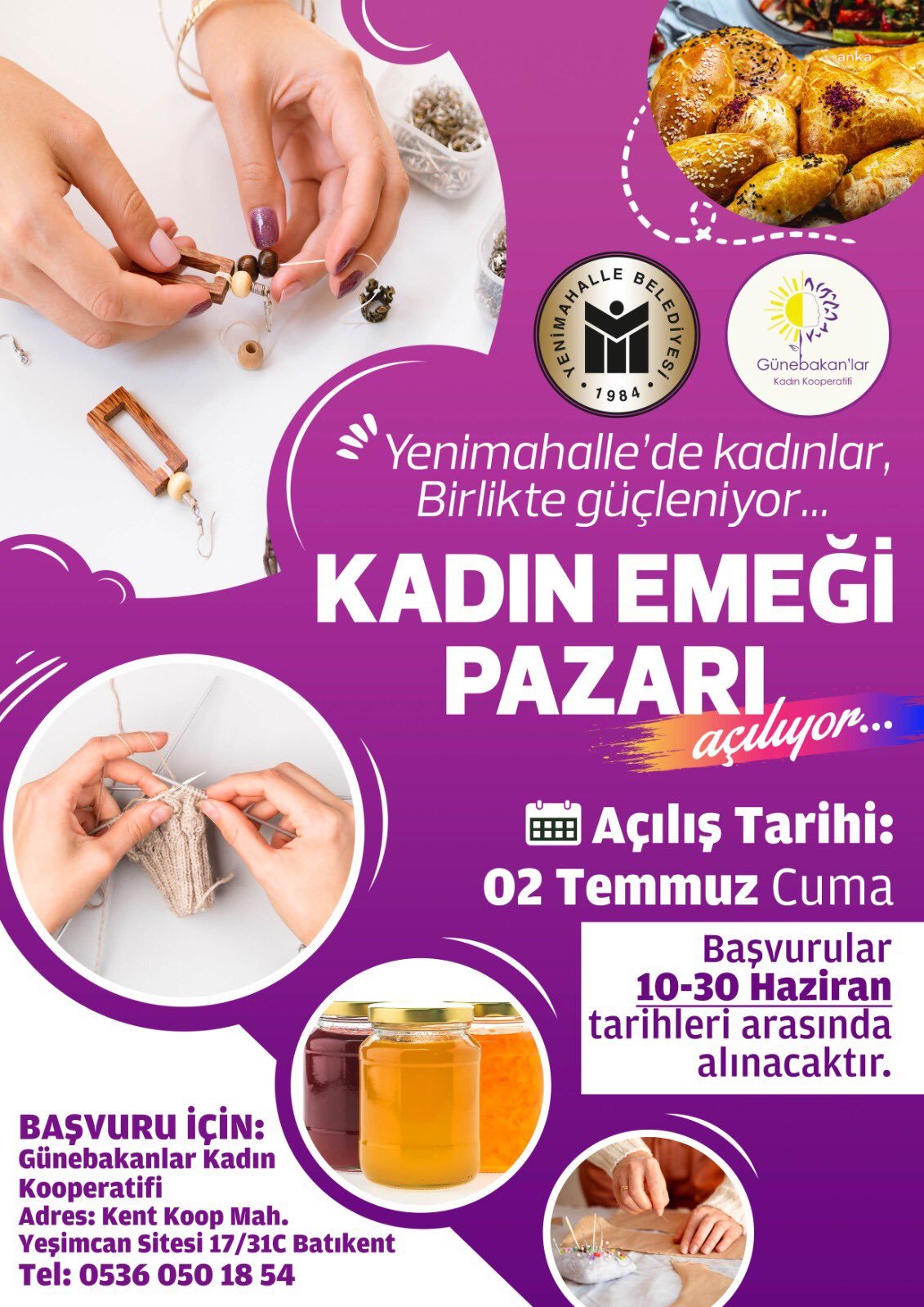 YENİMAHALLE’DE "KADIN EMEĞİ PAZARI" AÇILIYOR
