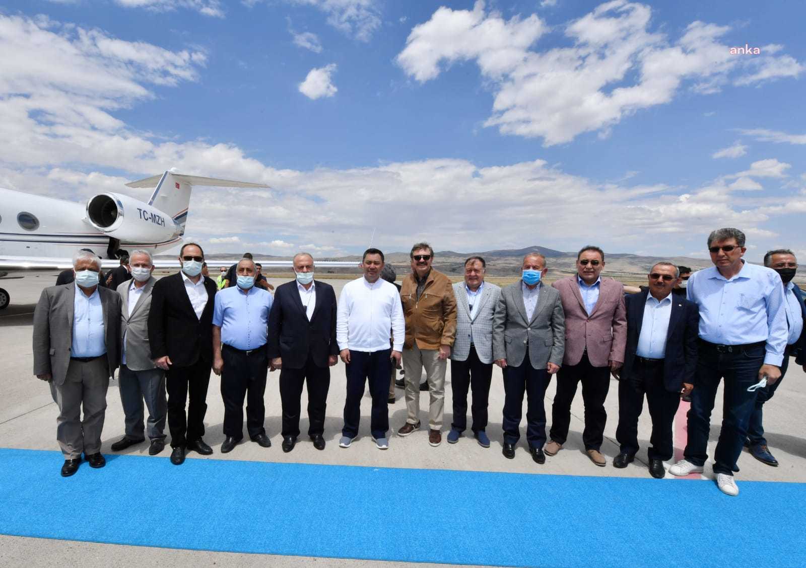 KIRGIZİSTAN CUMHURBAŞKANI KAPADOKYA'YI GEZDİ
