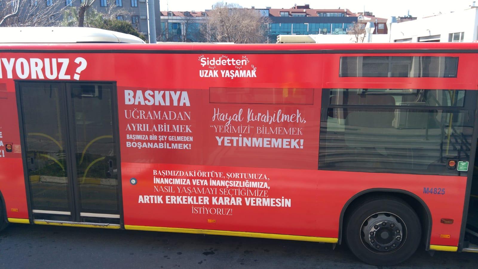 İETT'DEN KADINLAR GÜNÜNE ÖZEL OTOBÜS