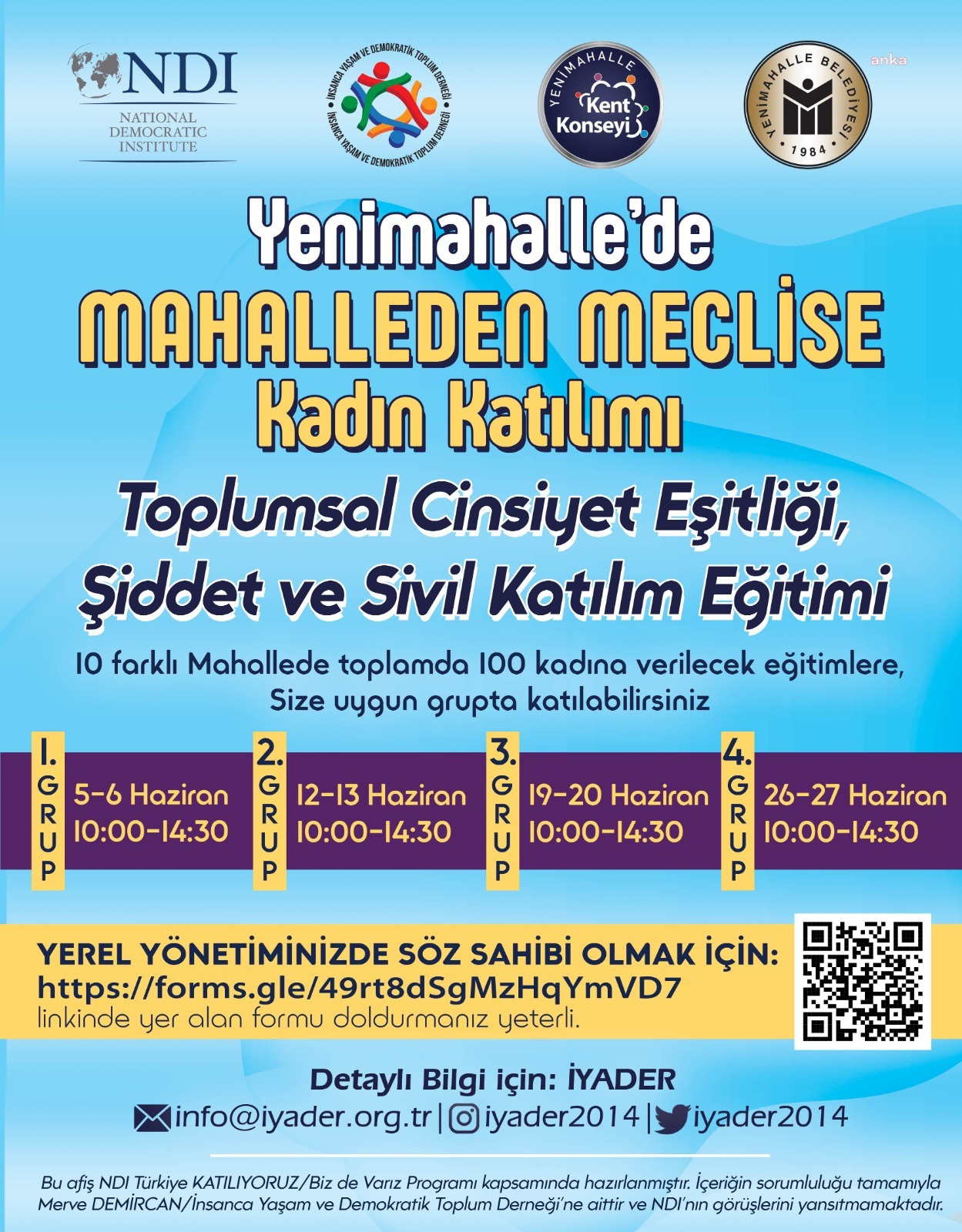 YENİMAHALLELİ KADINLAR, BELEDİYE MECLİSİ'NDE SÖZ SAHİBİ OLACAK