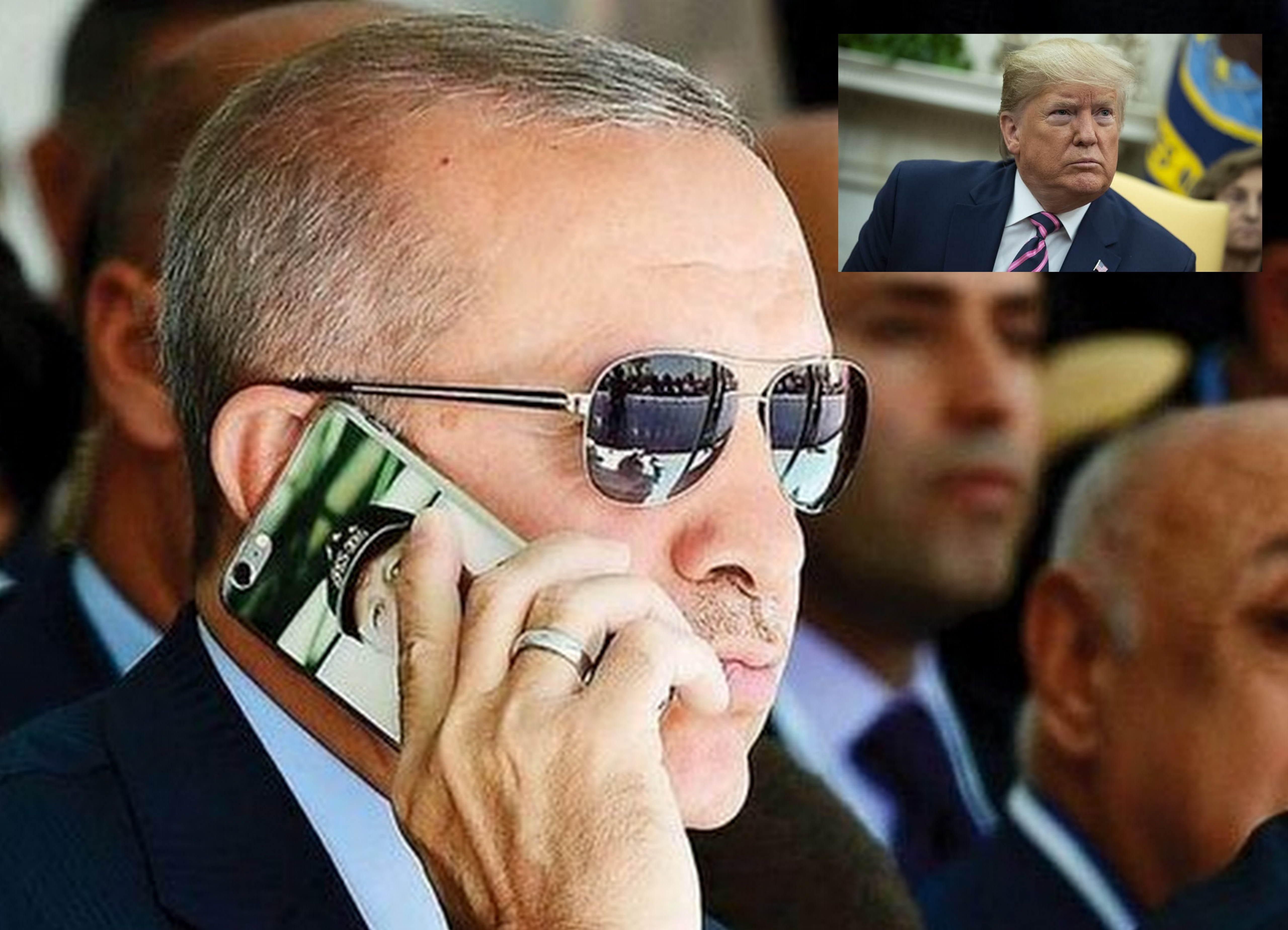 CUMHURBAŞKANI ERDOĞAN İLE TRUMP GÖRÜŞTÜ