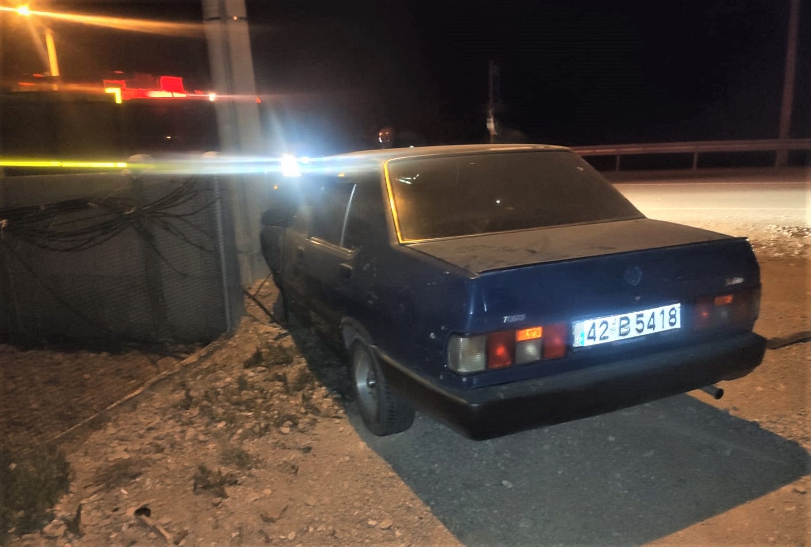 SEYDİŞEHİR’DE YASAĞI DELEN SÜRÜCÜ KAZA YAPTI
