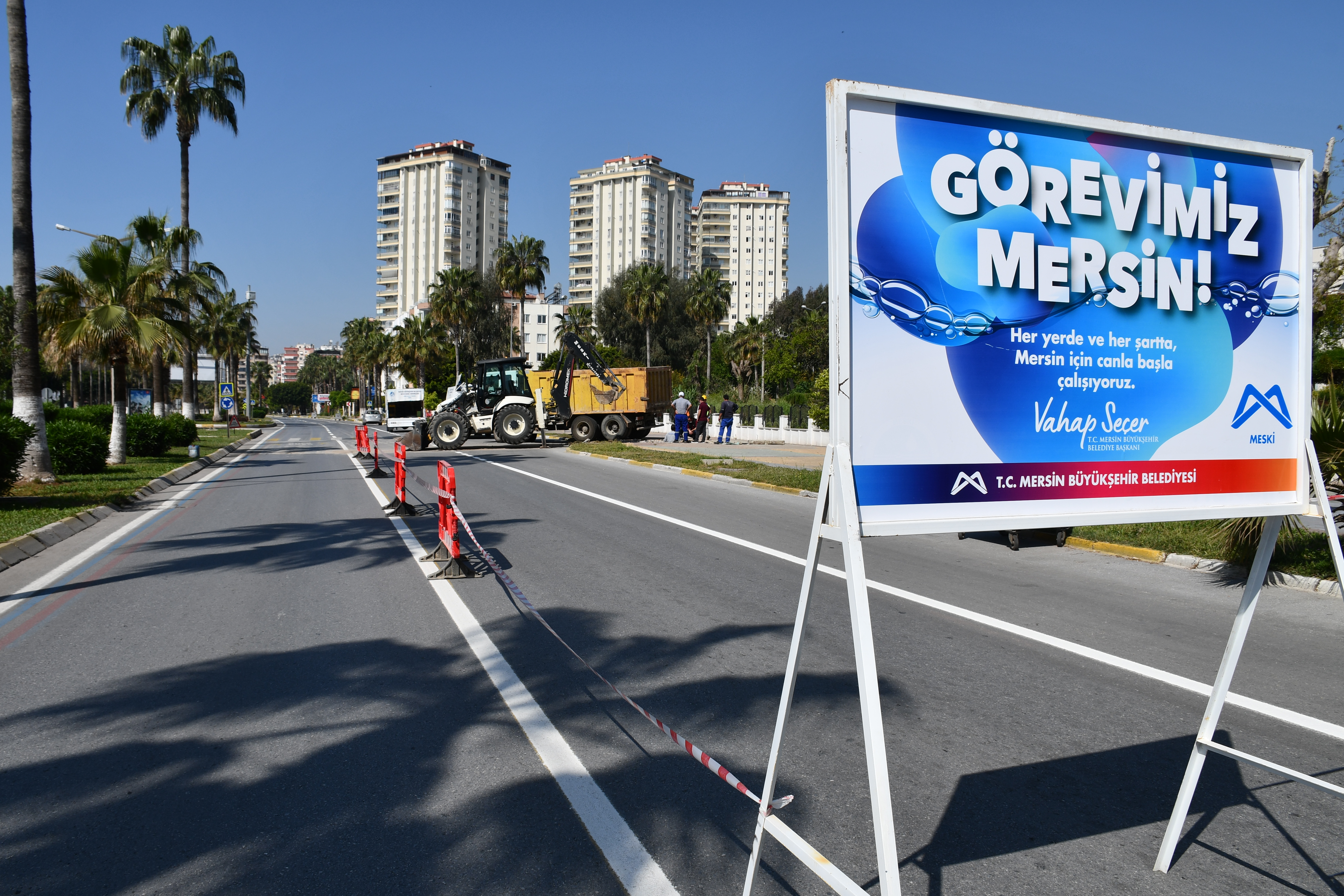 MESKİ, SOKAĞA ÇIKMA YASAĞINI İYİ DEĞERLENDİRDİ