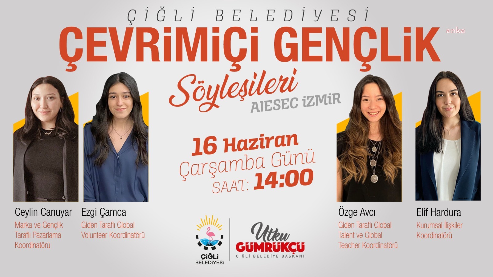 ÇİĞLİ’DE GENÇLİK SÖYLEŞİLERİ BAŞLIYOR