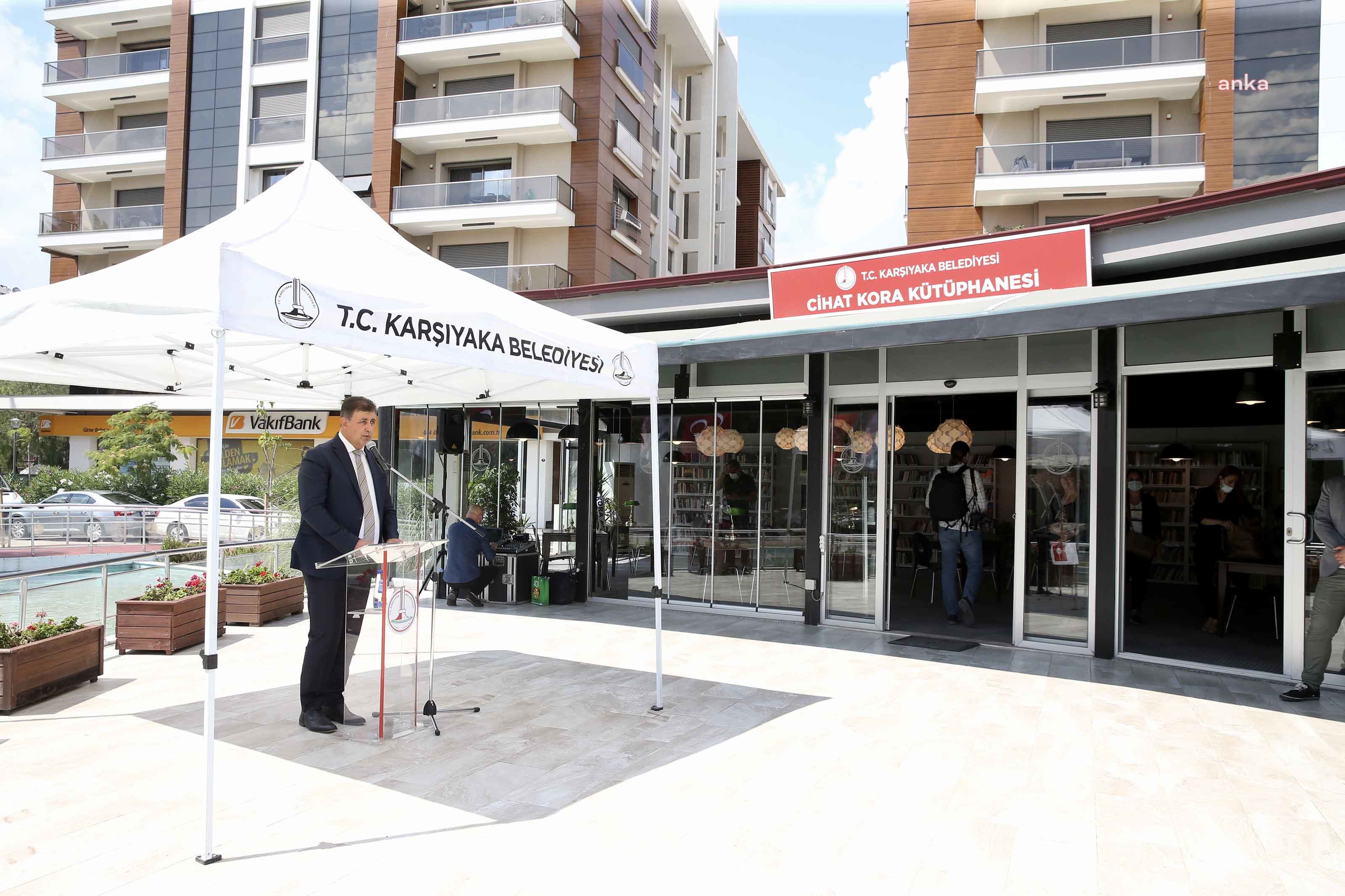 KARŞIYAKA'DA CİHAT KORA KÜTÜPHANESİ AÇILDI