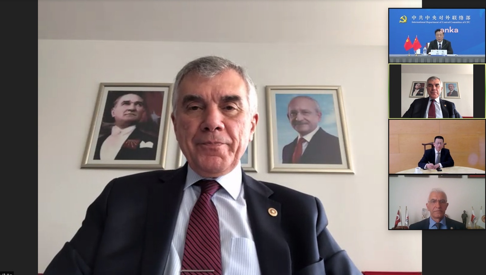 CHP İLE ÇİN KOMÜNİST PARTİSİ TOPLANTI YAPTI