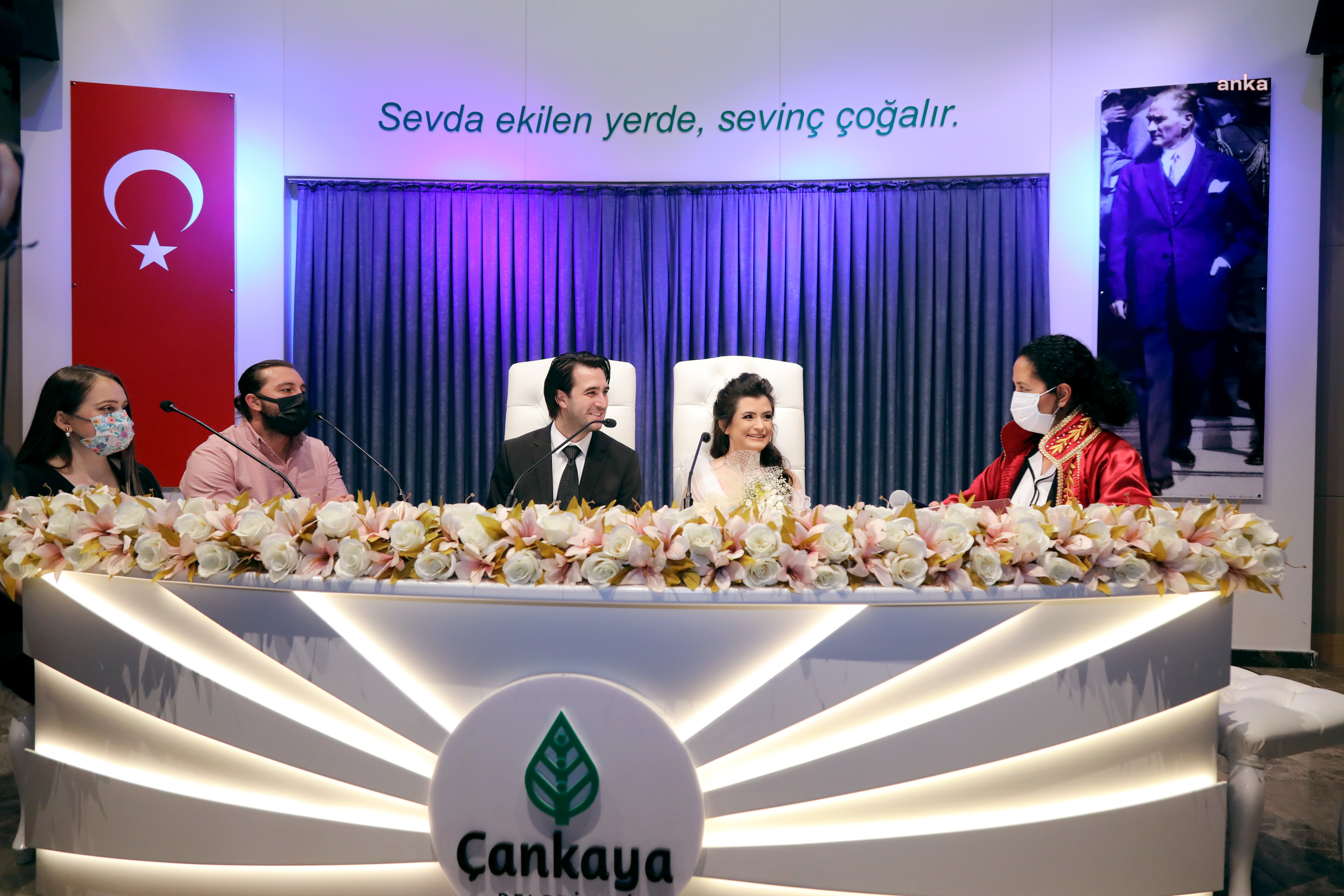 ÇANKAYA BELEDİYESİ'NDEN BİR AYDA 600 NİKAH