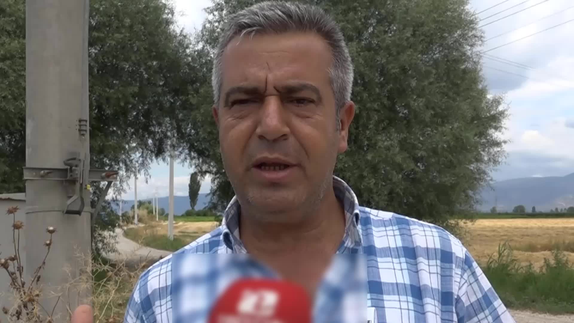 BORÇ YÜZÜNDEN ELEKTRİĞİ KESİLEN ÇİFTÇİNİN İSYANI: "ÜRÜNÜMÜZ TARLADA YANIYOR"