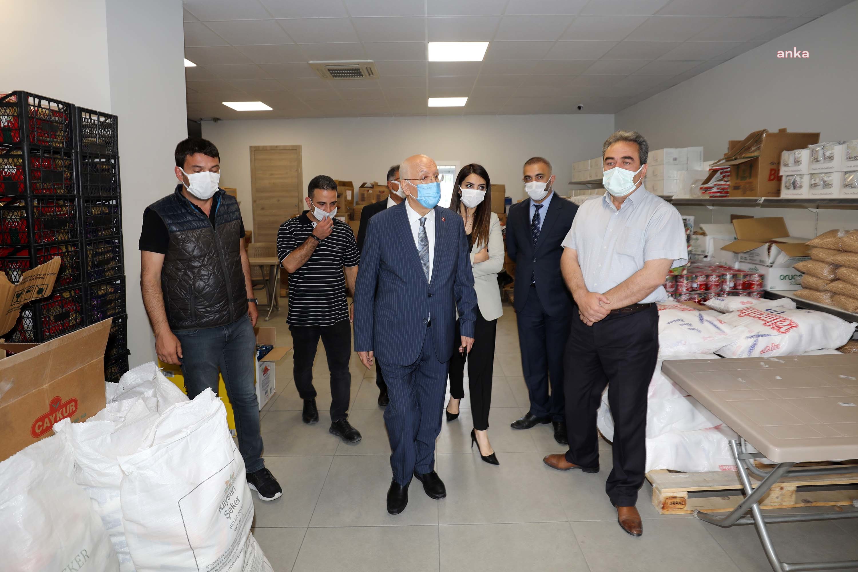 YENİMAHALLE BELEDİYE BAŞKANI YAŞAR, DERMAN MARKET’İ DENETLEDİ