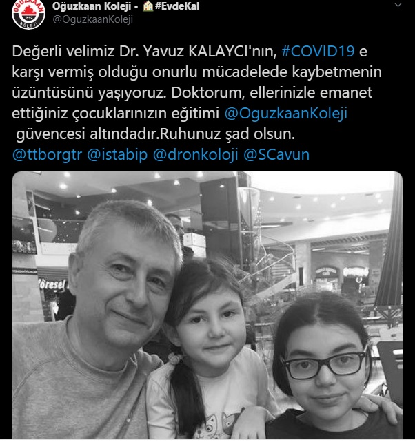 SALGINDAN HAYATINI KAYBEDEN DOKTORUN SON İSTEĞİNE CEVAP OKULDAN GELDİ