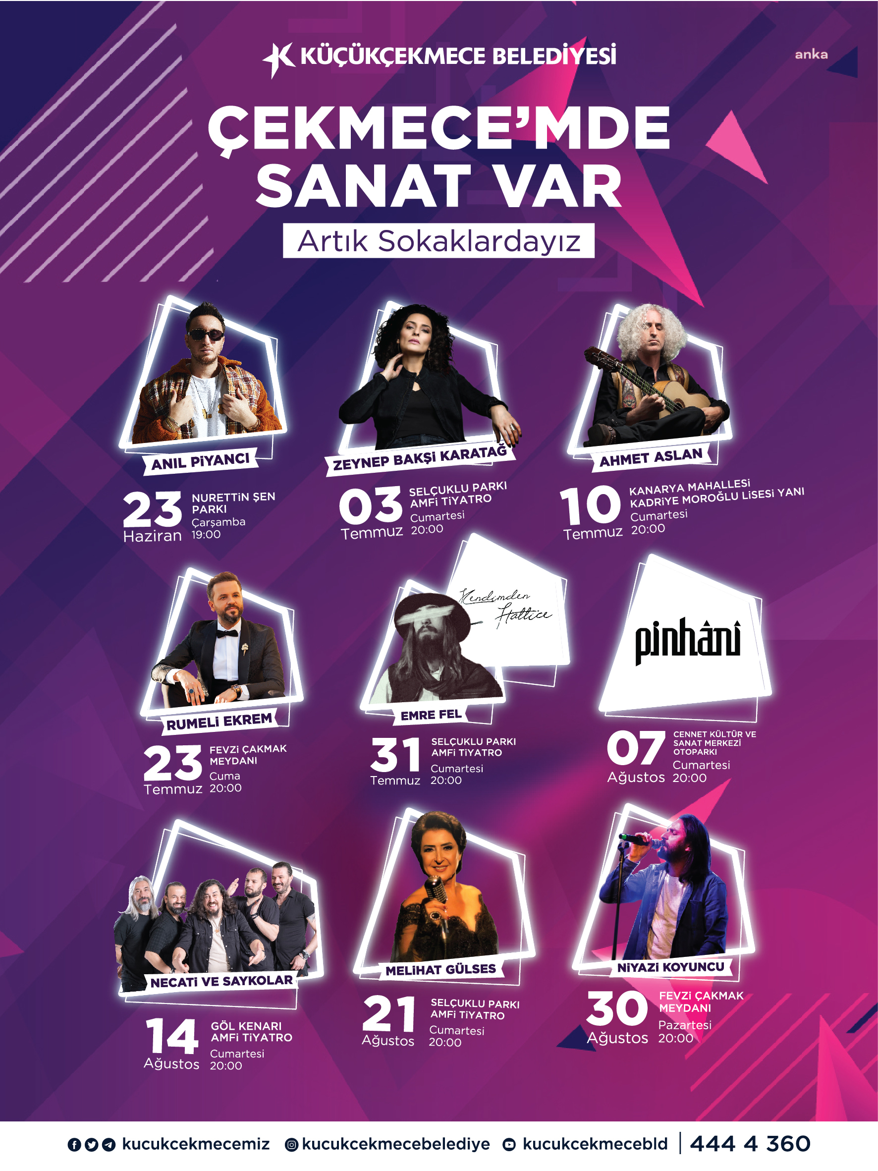 KÜÇÜKÇEKMECE’DE YAZ KONSERLERİ BAŞLIYOR